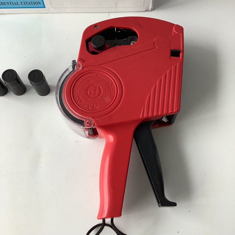 MX-5500 Price Tag Gun Label Marker -Handheld Stamping Machine w/Labels - Picture 5 of 9